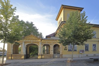 Classicist building built in 1857 by the Glockenmuseum, Stadtmuseum, GlockenStadtMuseum, Apolda,