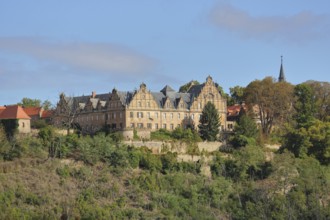 Neo-Renaissance castle, castle, Vitzenburg, Querfurt, Saxony-Anhalt, Germany