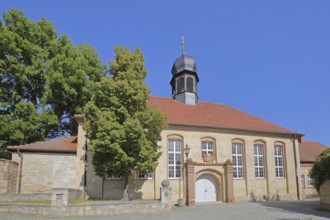 Cemetery chapel, cemetery, Querfurt, Saxony-Anhalt, Germany