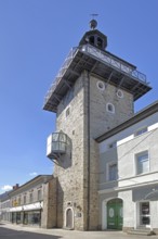 Historic salt tower, town tower, Schönebeck, Saxony-Anhalt, Germany