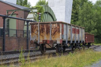 Railway carriage, LWL Museum, former mine, Hanover colliery, industrial heritage, Bochum, Ruhr