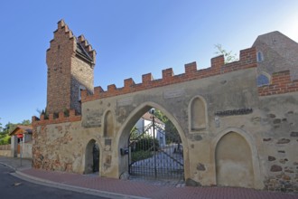 Francisceum built 13th century, former Franciscan monastery, tower with battlements, portal, museum