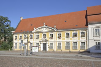 Baroque town hall, Kavalierhaus, Schlossfreiheit, Zerbst, Fläming, Saxony-Anhalt, Germany