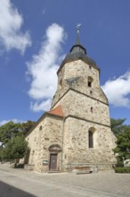 Baroque Protestant town church built in 1685, Bad Lauchstädt, Saxony-Anhalt, Germany