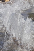 Water features at a fountain, Hanover, Lower Saxony, Germany