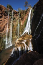 Beautifull cascades of waterfall Ouzoud in Morocco