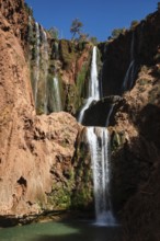 Beautifull cascades of waterfall Ouzoud in Morocco
