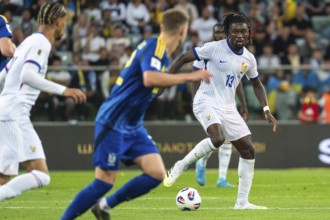 WROCLAW, POLAND - SEPTEMBER 5, 2025: Qualifications for FIFA 2026. Football match Ukraine vs France