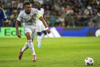 WROCLAW, POLAND - SEPTEMBER 5, 2025: Qualifications for FIFA 2026. Football match Ukraine vs France
