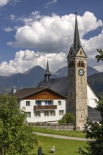Sontg Vigeli Church, Sedrun, Grisons, Switzerland