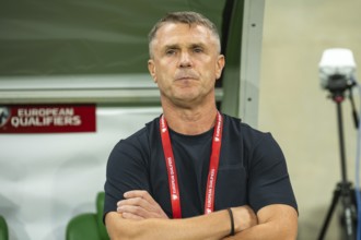 WROCLAW, POLAND - SEPTEMBER 5, 2025: Qualifications for FIFA 2026. Football match Ukraine vs France