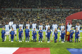 WROCLAW, POLAND - SEPTEMBER 5, 2025: Football match Ukraine vs France 0:2. Team of France during