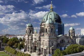 Berlin Cathedral, view from the Humboldt Forum, Berlin, Germany, 08.09.2025 < english> Berlin