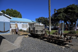 Jasper House Museum, exterior view, Oranjemund, diamond restricted area, Karas region, Namibia