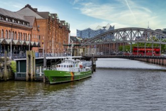 Customs museum in Hamburg's Speicherstadt warehouse district, coastguard station, Hamburg, Germany