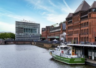 German Customs Museum in the Speicherstadt warehouse district, Hamburg, Germany