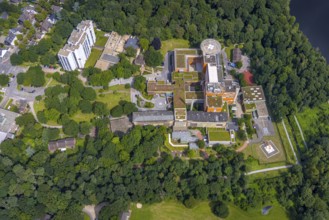 Aerial view, Berufsgenossenschaftliche Unfallklinik Duisburg, Buchholz, Duisburg, Ruhr area, North