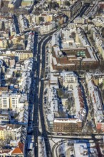 Aerial view, city centre, Hohe Straße, Ruhrallee, Dortmund, Ruhr area, North Rhine-Westphalia,