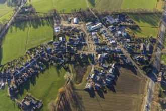 Aerial view of a construction site with residential development Auf dem Beerenkamp /