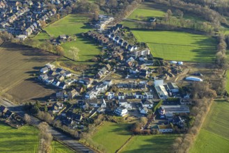 Aerial view of a construction site with residential development Auf dem Beerenkamp /
