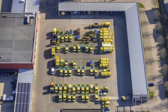 Aerial view, EDG - Entsorgung Dortmund GmbH, car park, Dortmunder Mineralstoffverwertungs GmbH,