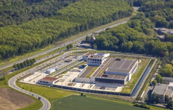 Aerial photo, Deutsche Federal Bank, Schüren, Dortmund, Ruhr area, North Rhine-Westphalia, Germany,