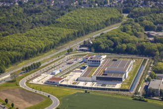 Aerial photo, Deutsche Federal Bank, Schüren, Dortmund, Ruhr area, North Rhine-Westphalia, Germany,