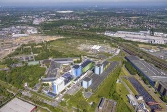 Aerial photo, thyssenkrupp Steel Europe, Borsigplatz, Dortmund, Ruhr area, North Rhine-Westphalia,