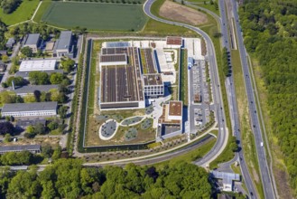 Aerial photo, Deutsche Federal Bank, Aplerbeck, Dortmund, Ruhr area, North Rhine-Westphalia,