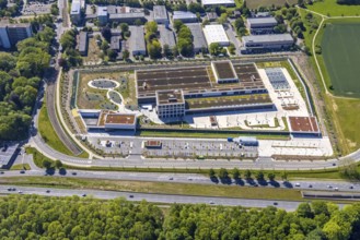 Aerial photo, Deutsche Federal Bank, Brackel, Dortmund, Ruhr area, North Rhine-Westphalia, Germany,