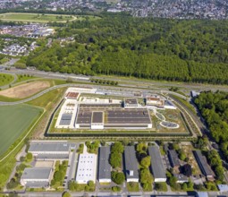 Aerial photo, Deutsche Federal Bank, Schüren, Dortmund, Ruhr area, North Rhine-Westphalia, Germany,