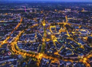 Aerial view, Wallring, Ostwall, city centre view, city, Dortmund, Ruhr area, North