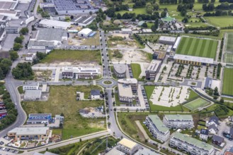 Aerial photo, Brackeler Feld, Hohenbuschei, Borussia Dortmund training ground, Brackel, Dortmund,