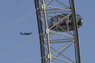 Airbus A320-232 jet passenger aircraft of British Airways airlines in flight in a blue sky with the