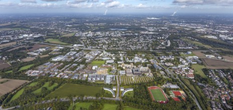 Aerial view of TZDO - TechnologieZentrumDortmund GmbH, Technische Universität Dortmund Campus Nord