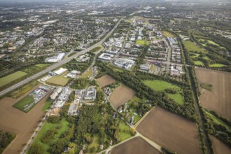Technical University Dortmund Campus North and construction sites Im Weißen Feld at Brennaborstraße