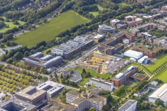 Aerial view of the TZDO - TechnologieZentrumDortmund GmbH, Technical University of Dortmund with
