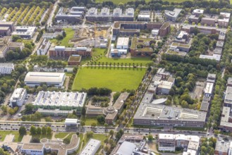 Aerial view of TZDO - TechnologieZentrumDortmund GmbH, Technische Universität Dortmund Campus Nord