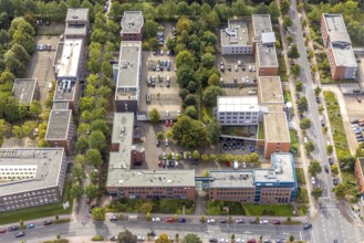 Aerial view of TZDO - TechnologieZentrumDortmund GmbH, Technische Universität Dortmund Campus Nord