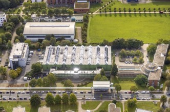 Aerial view of TZDO - TechnologieZentrumDortmund GmbH, Technische Universität Dortmund Campus Nord