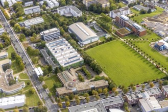 Aerial view of TZDO - TechnologieZentrumDortmund GmbH, Technische Universität Dortmund Campus Nord