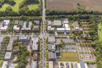 Aerial view of TZDO - TechnologieZentrumDortmund GmbH, Technische Universität Dortmund with company