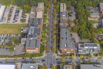 Aerial view of TZDO - TechnologieZentrumDortmund GmbH, Technische Universität Dortmund Campus Nord