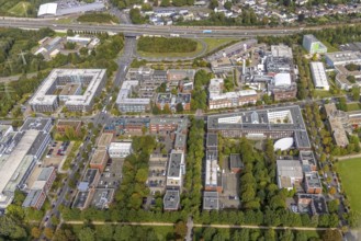 Aerial view of the TZDO - TechnologieZentrumDortmund GmbH, Technische Universität Dortmund Campus