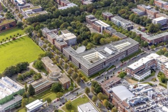 Aerial view of the TZDO - TechnologieZentrumDortmund GmbH, Technische Universität Dortmund Campus