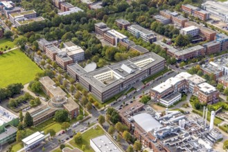 Aerial view of the TZDO - TechnologieZentrumDortmund GmbH, Technische Universität Dortmund Campus