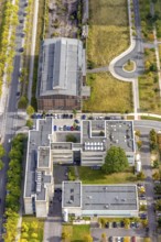 Phönix-West area with company buildings MST Factory and ION-GAS GmbH at Konrad-Adenauer-Allee in