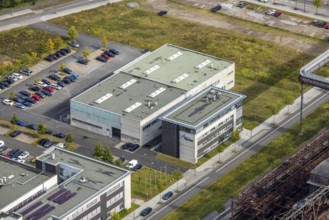 Phönix-West area with company building Albonair in the district Hörde in Dortmund, Ruhr area, North
