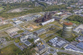 Phönix-West Areal and Hoesch-Gasometer and KIS Antriebstechnik GmbH with solar roof as well as