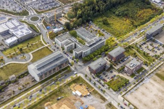 Phönix-West area with company building MST Factory and ION-GAS GmbH at Konrad-Adenauer-Allee in the